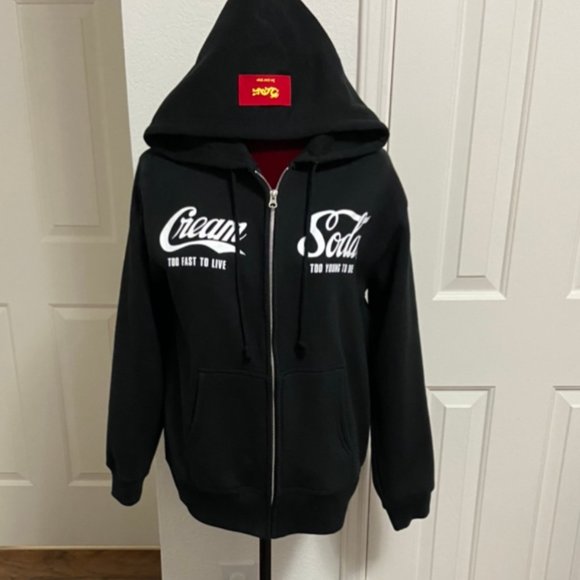 NEW Rockabilly Japan Cream Soda Zip Hoodie - Picture 2 of 6